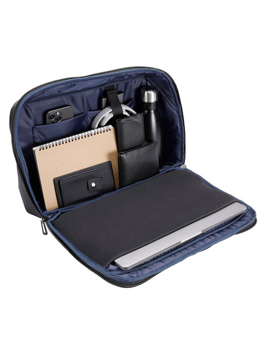 Modecom Split Messenger Τσάντα Laptop 15.6" σε Μαύρο χρώμα