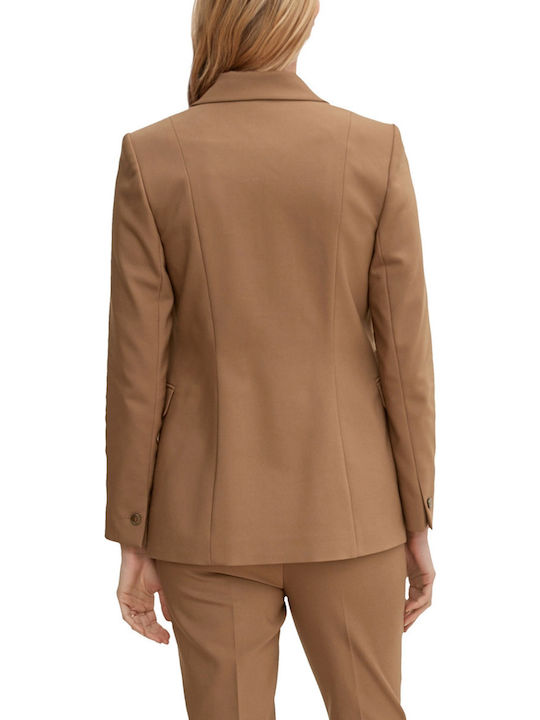Comma Blazer pentru femei Sacou Camel