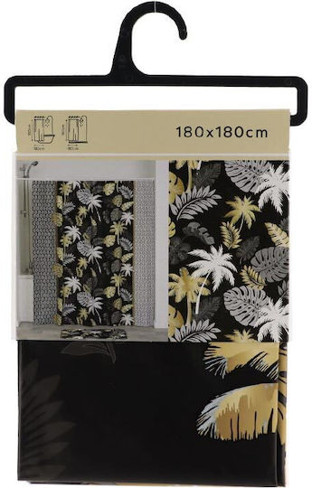 Duschvorhang 180x180cm Gold Jungle