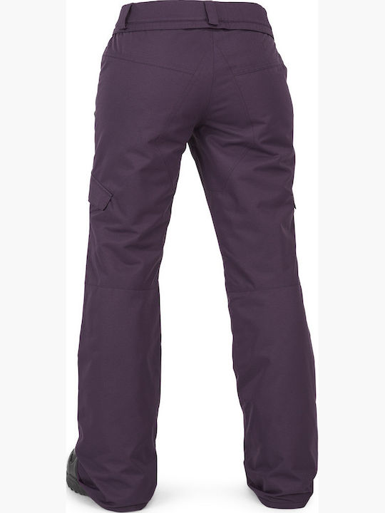 Volcom Bridger H1252402-BRY Γυναικείο Παντελόνι Σκι & Snowboard Μωβ