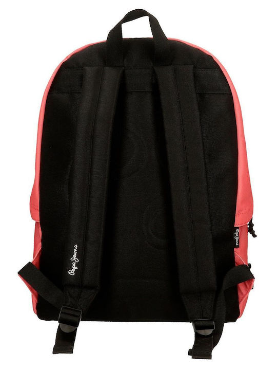 Pepe Jeans Aris School Bag Backpack Junior High-High School Coral