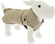 Ferribiella Beige Waterproof Dog Coat with 45cm Back Length