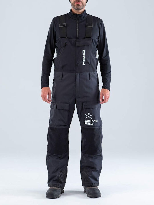 Head Race Team 821262 Ανδρικό Παντελόνι Σκι & Snowboard Soft Shell Μαύρο