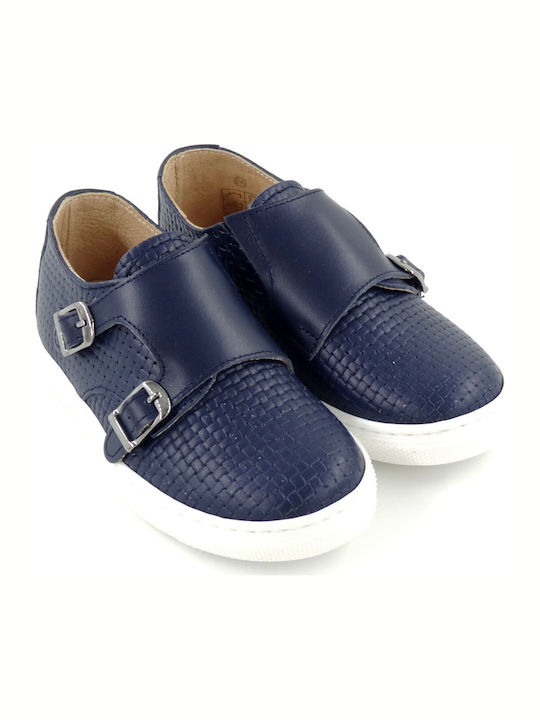 Platis Boys Moccasins Navy Blue