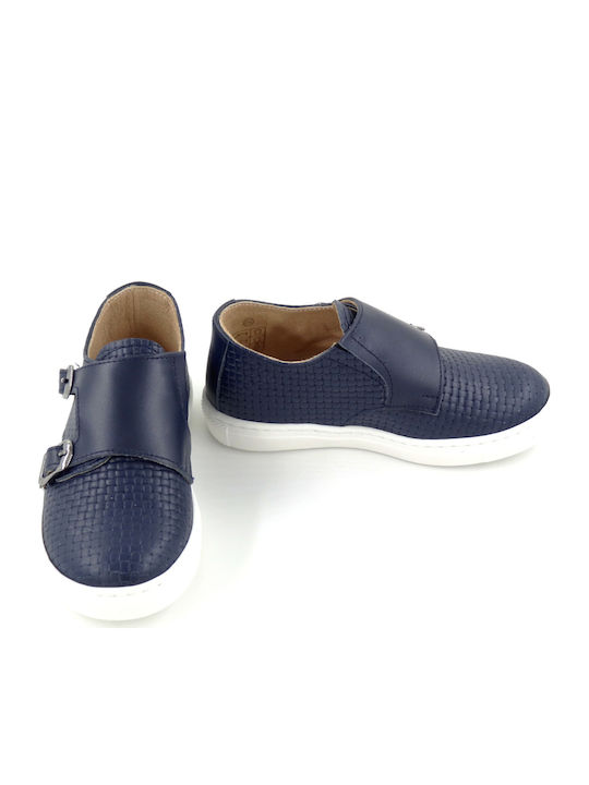 Boys Moccasins Navy Blue