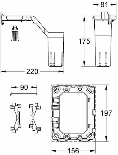 Grohe Fresh Set Аксесоари за водни филтри 38796000