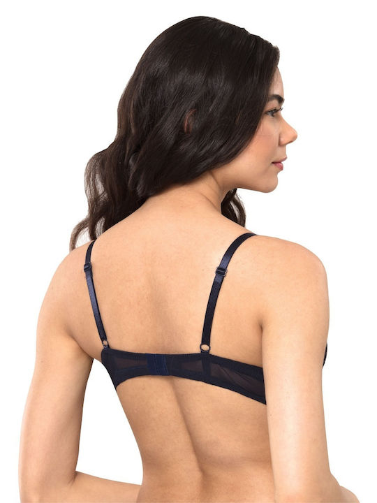 Norddiva Push Up Bra Navy Blue