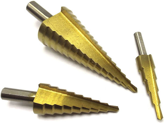 Mm 4-32 Mm Set of 3 Conical Drills for Wood και Metal