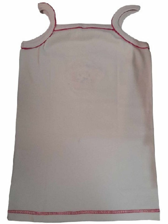 Bozer Kids' Undershirt White, pink.