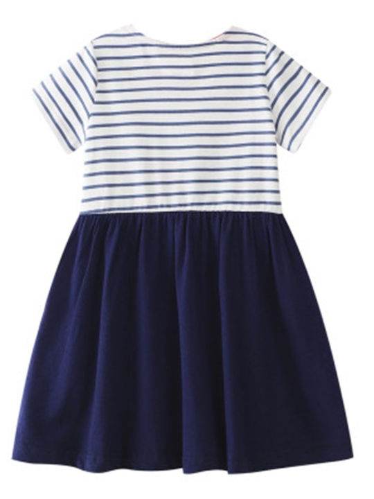 Παιδικό Φόρεμα Navy Μπλε