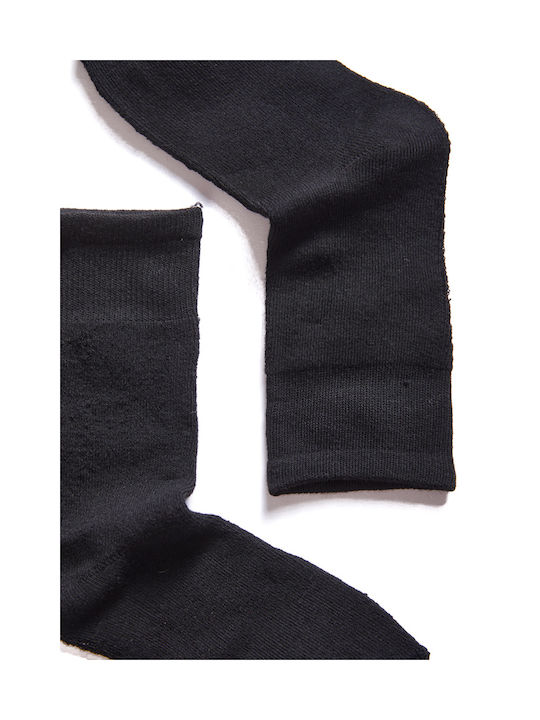 Comfort Women's Solid Color Socks BLACK