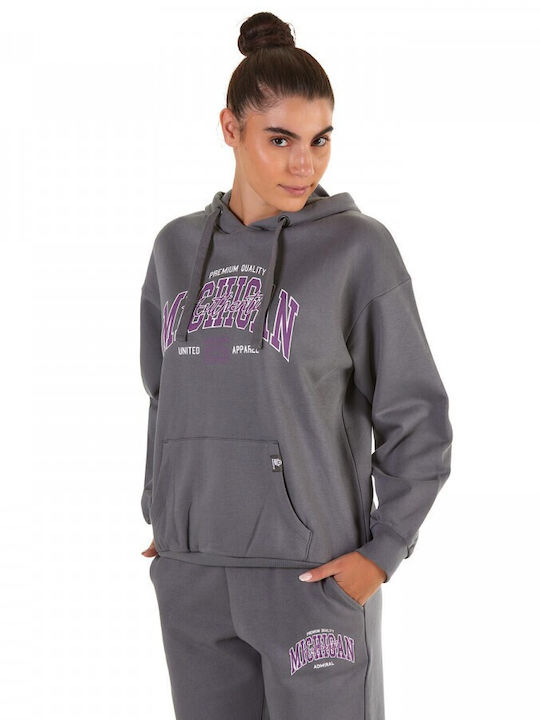 Admiral Women's Hooded Sweatshirt Charcoal