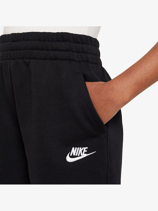Детски шорт/бермуда Спортен Текстил Sportswear Club Fleece Черен