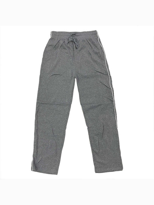 Ustyle Herren-Sweatpants-Set Fleece Γκρι