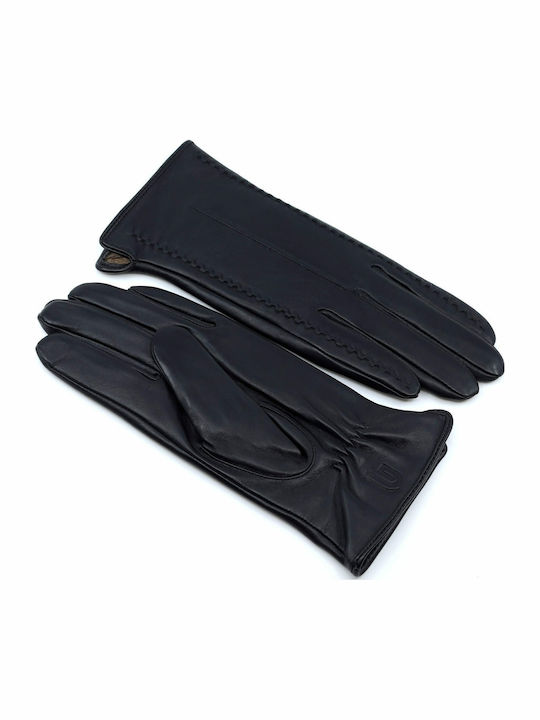 Women's Leather Touch Gloves Black