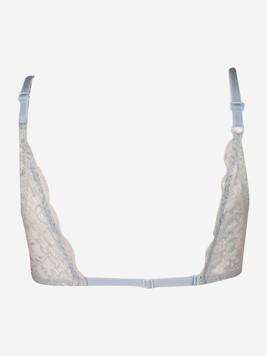 Norddiva Lace Underwear Set with Bra & Brazil Blue