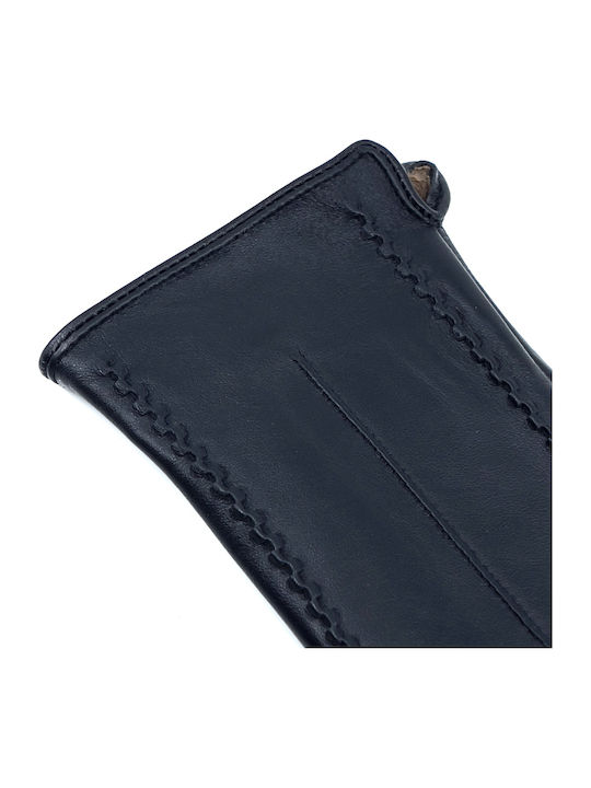 Women's Leather Touch Gloves Black