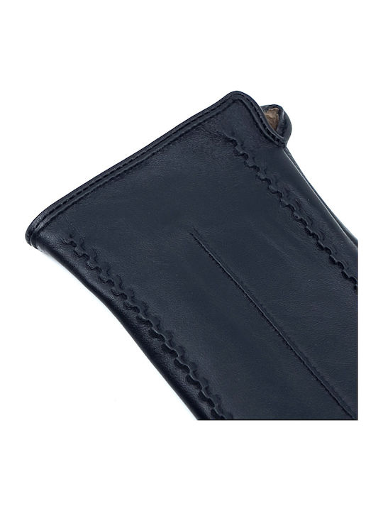 Women's Leather Touch Gloves Black