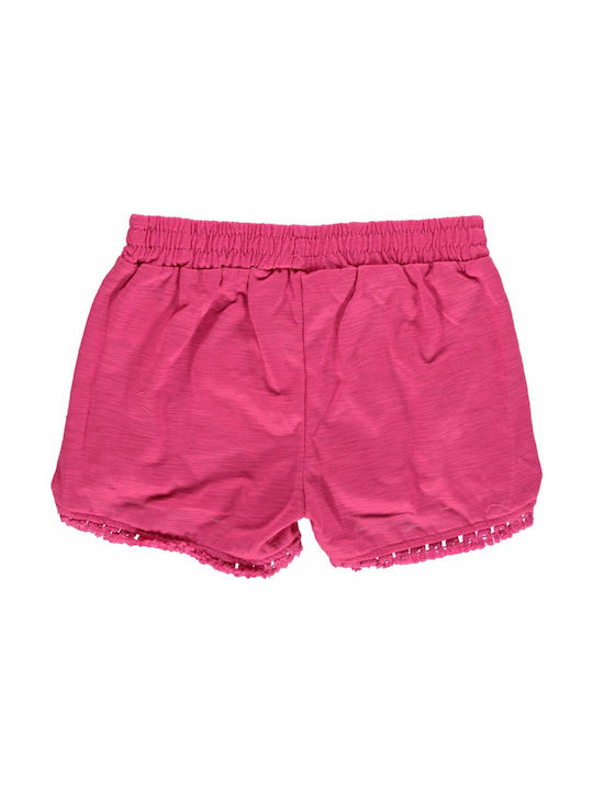 Knot So Bad Kinder Shorts/Bermudas Stoff Fuchsie