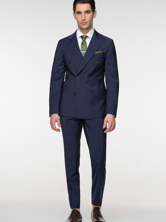 Fragosto Men's Suit Dark Blue