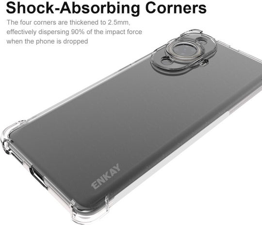 Enkay Anti-slip Back Cover Silicon Transparent (Huawei Nova 11 Pro)