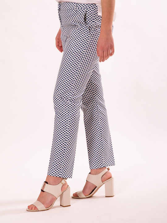 Twenty 29 Women's Fabric Trousers White