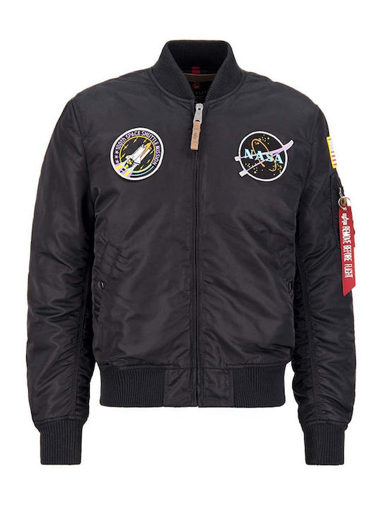 Ma-1 Vf Nasa Men's Winter Jacket black/lilac