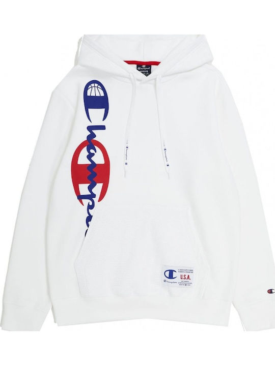 Sweatshirt with Hood White
