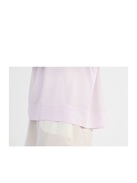 Damen Sommer Kurzärmeliges Lila Bluse