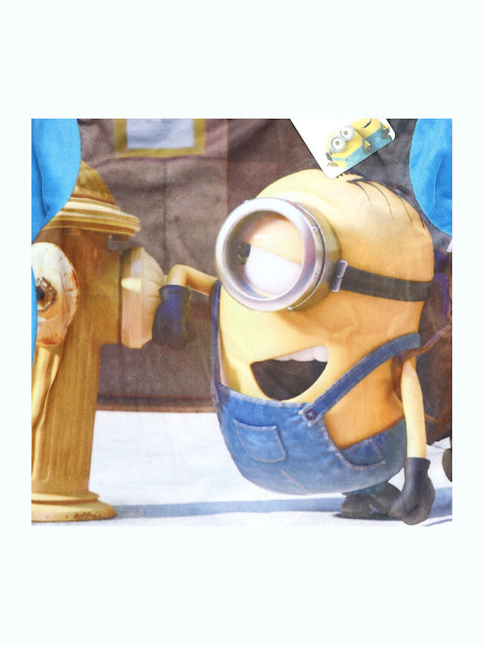 Minions Kinder Schlafanzug Winterlich Samtig Blue