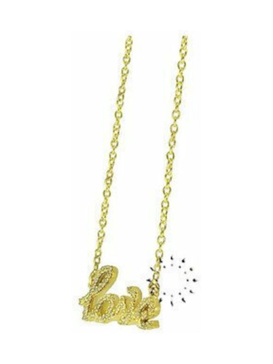 Fa Cad'oro Necklace from Gold 14K with Zircon