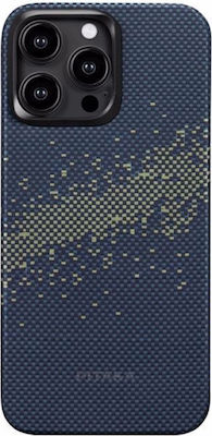 Pitaka Magez Back Cover Plastic / Leather Durable Black (iPhone 15 Pro Max)