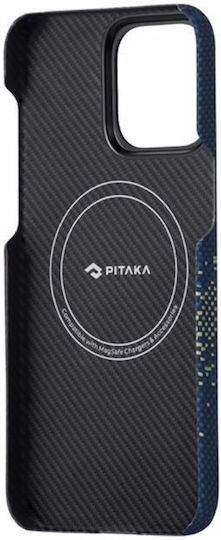Pitaka Magez Back Cover Aramid Fiber Black (iPhone 15 Pro Max)