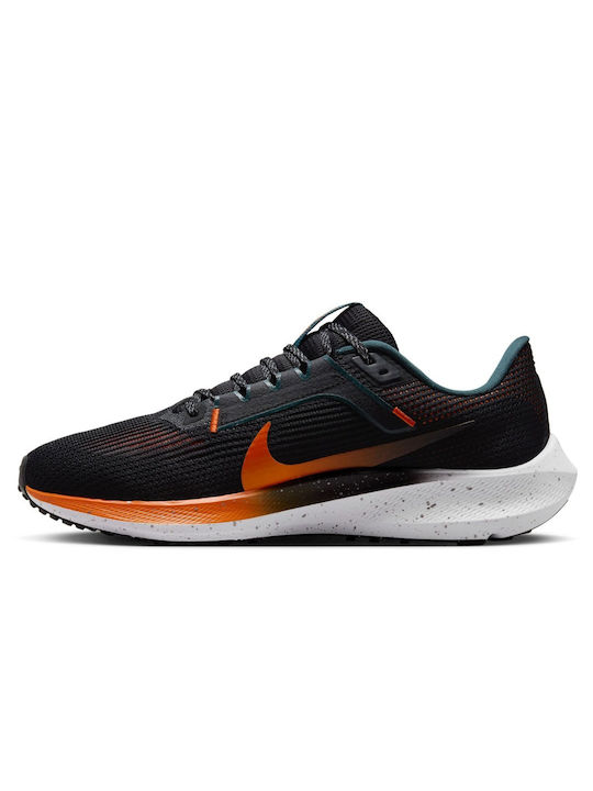 Nike Air Zoom Pegasus 40 Ανδρικά Αθλητικά Παπούτσια Running Μαύρα