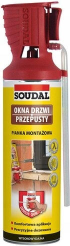 Soudal Επαγγελματικός Καθαριστικό Μετάλλων σε Μορφή Αφρού Κατάλληλο για Ξύλο 500ml