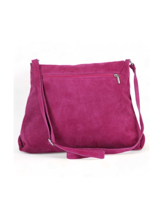 Passaggio Leather Leather Women's Bag Crossbody Fuchsia