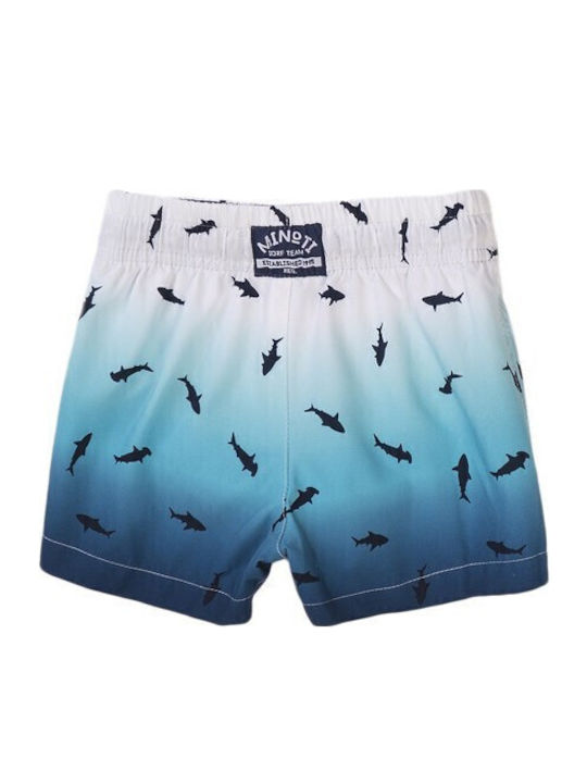 Minoti Kinder Badeanzug Badeshorts Hellblau