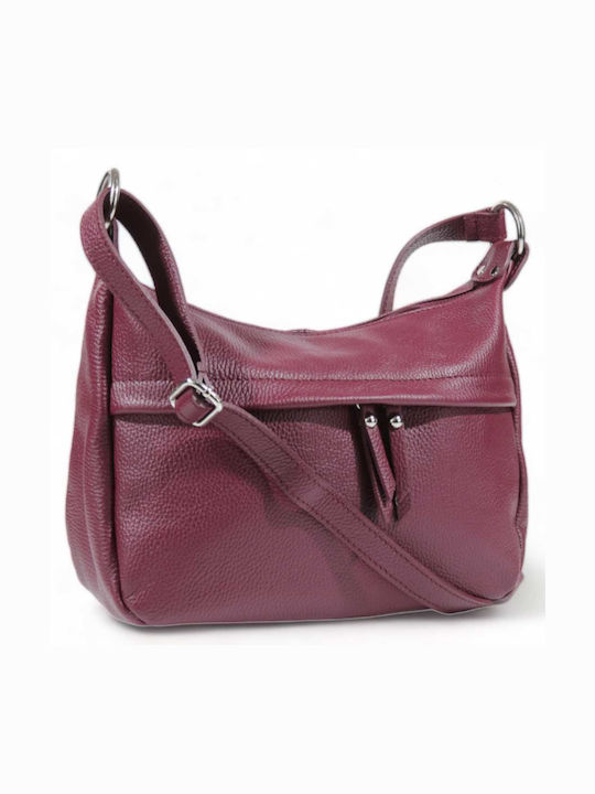 Passaggio Leather Leather Women's Bag Shoulder Burgundy