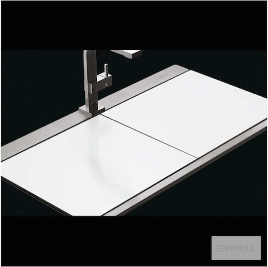 Apell Iris Ένθετος Inox Σατινέ Μ89.7xΠ51cm Ασημί Apell Iris Ένθετος Inox Σατινέ Μ89.7xΠ51cm Ασημί