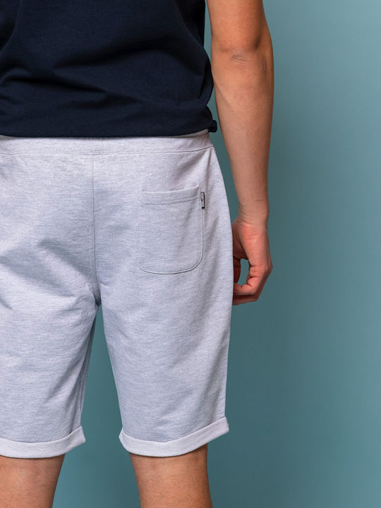 Sportliche Herrenshorts Silber