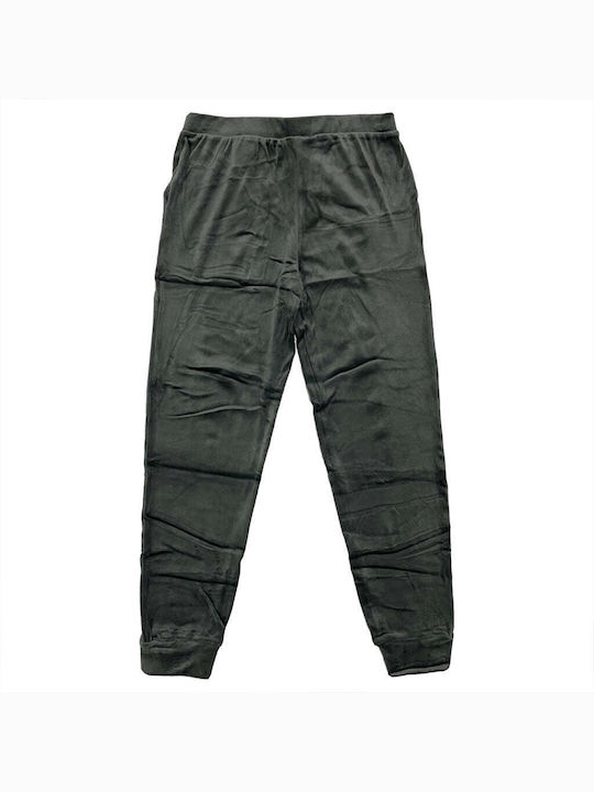 Damen-Sweatpants Γκρι Samt