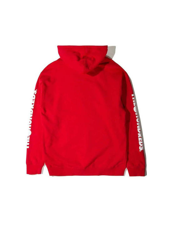 The Hundreds Bomb Crest Ανδρικό Φούτερ με Κουκούλα RED