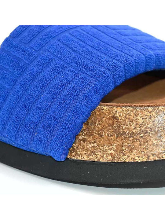 Hazel Women's Flat Sandals in Blue Color