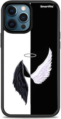 Smartfits Angels Demons Plastic / Silicone Back Cover Multicolour (iPhone 12 / 12 Pro)