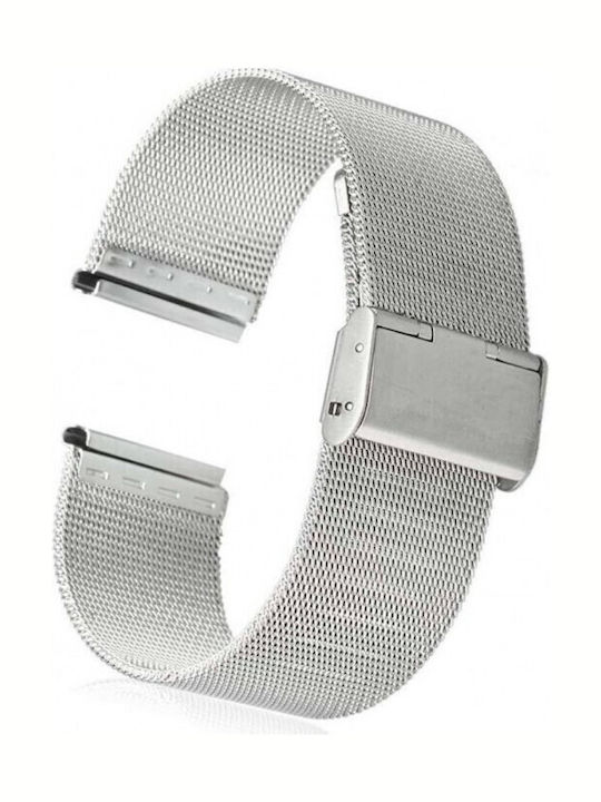 Vitopoulos Metallic-Armband Silber 16mm