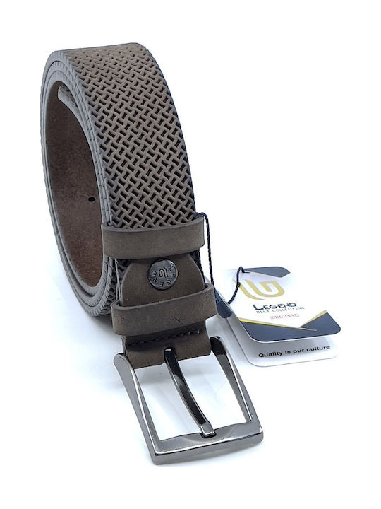Herren Gürtel Leder Mocha