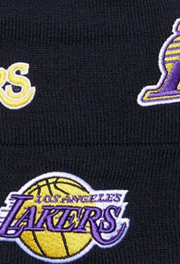 La Lakers Beanie Beanie Knitted in Black color
