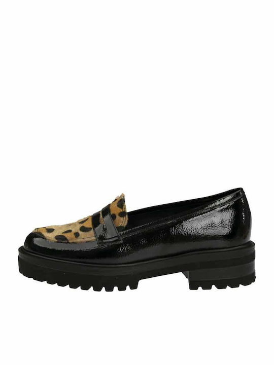 Γυναικεία Μοκασίνια Black/Leopard