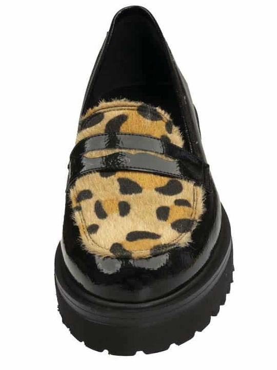 Γυναικεία Μοκασίνια Black/Leopard