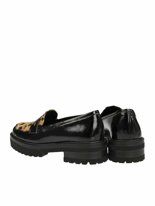 Γυναικεία Μοκασίνια Black/Leopard